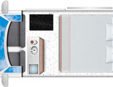 Média réf. 2167 (4/7): Camper Easy Big (Renault Trafic ou equivalent) : Transport 4 personnes et couchage 2 adultes + 2 enf